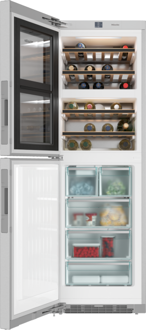 Отдельно стоящий холодильник/морозильник Side-by-Side Miele KWNS 28462 E CLST